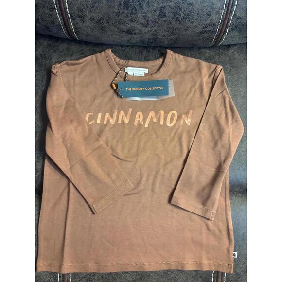 Other - NWT The Sunday Collective “CINNAMON” Long Sleeve Tee 4 Years